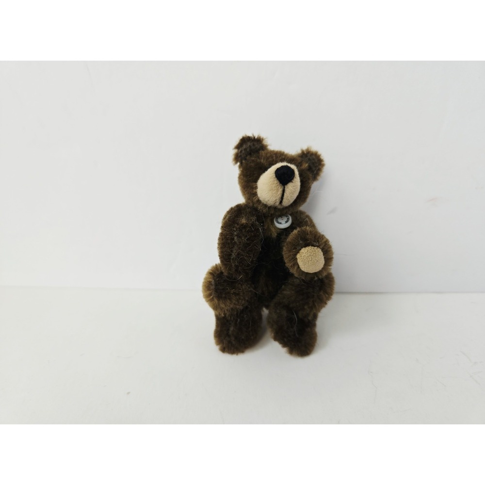 World of Miniature Bears teddy bear Carl 2000 Mohair sitting brown bear